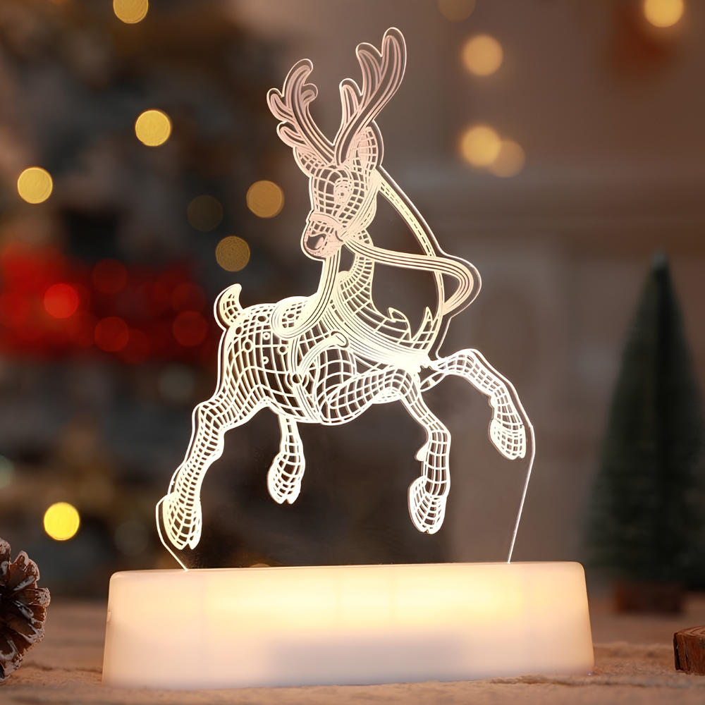Christmas 3D Illusion Night Light