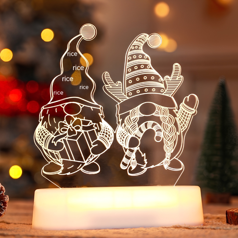 Christmas 3D Illusion Night Light