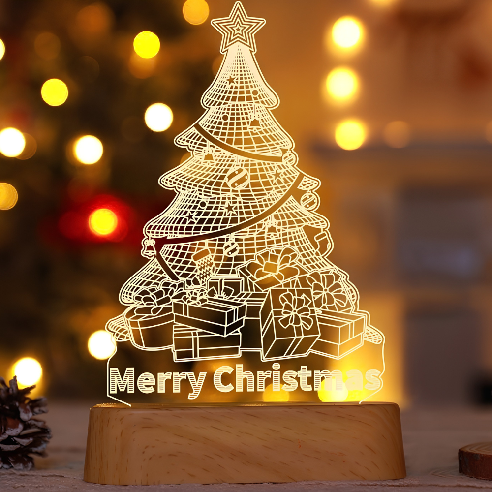 Christmas 3D Illusion Night Light