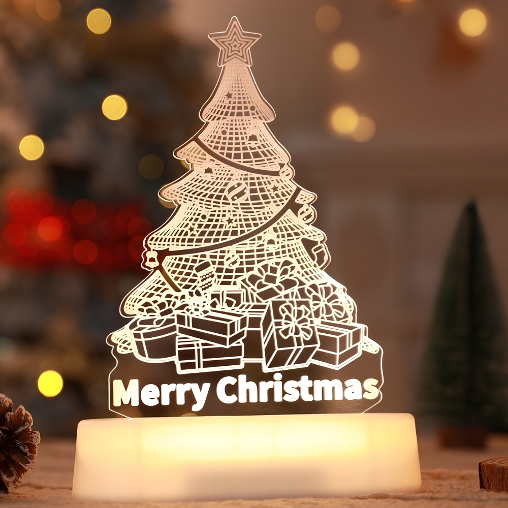 Christmas 3D Illusion Night Light